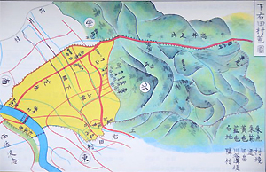 下右田の古地図